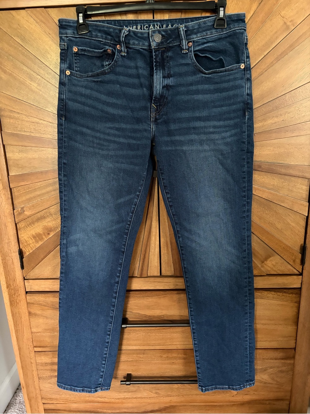 American Eagle Outfitters Men's Indigo Slim Straight Jeans